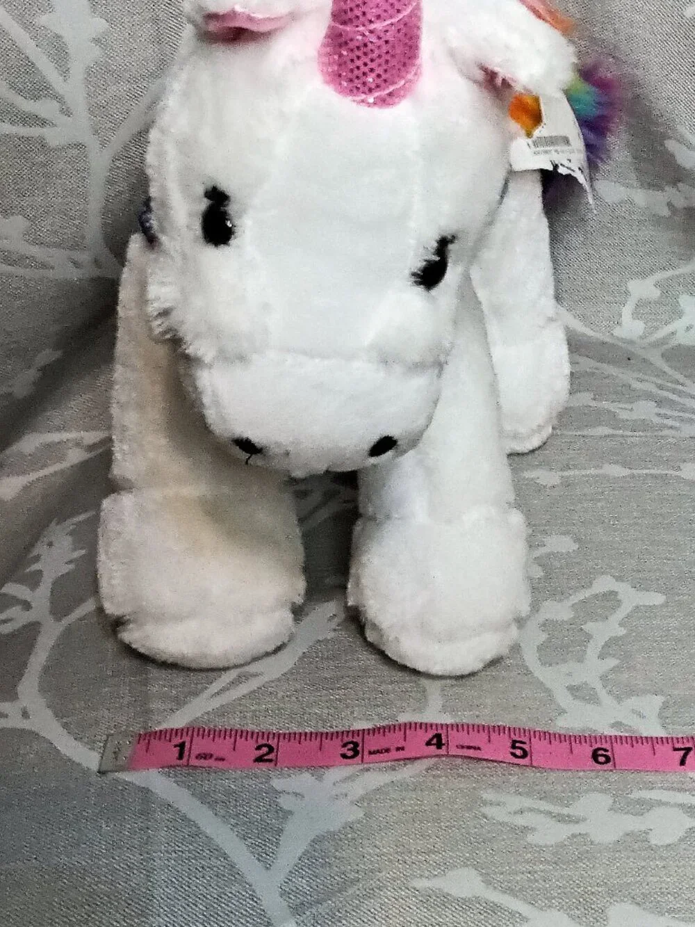 Magical Rainbow Sequin Plush Unicorn Shoulder Bag Purse - Sparkly & Soft! - Picture 7 of 7